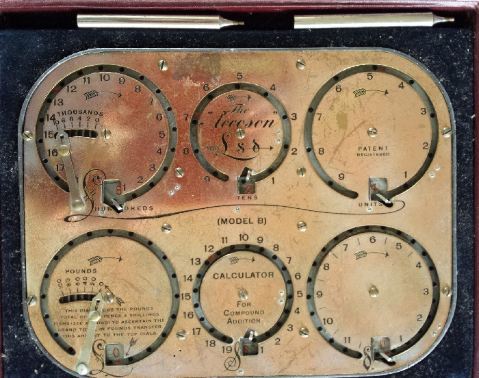 Accoson Model B Adding Machine (source Karl Hyde)